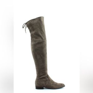 Marc Fisher Humor 2 Over the Knee Boots - Taupe Fabric